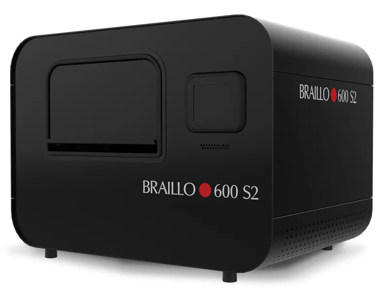 Braillo 600 S2 - La impresora braille de escritorio más rápida del mundo
